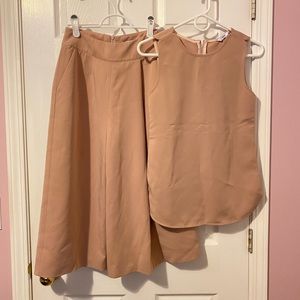 Summer Set (wide leg cropped pant+sleeveless top)